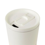 Thermobeker van gerecycled staal met vacuümisolatie 500 ml kleur wit tweede weergave