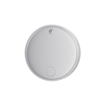 Eco‑keyfinder met alarm, compatibel met Apple en Android kleur wit tweede weergave