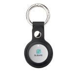 Eco‑keyfinder met alarm, compatibel met Apple en Android kleur wit weergave met logo