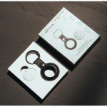 Eco‑keyfinder met alarm, compatibel met Apple en Android kleur wit