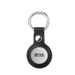 Eco‑keyfinder met alarm, compatibel met Apple en Android kleur wit met afdrukgebied