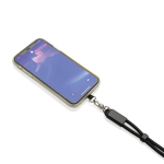 RPET polsband voor mobiel met USB-C-kabel en snelladen 60 W kleur zwart vijfde weergave