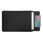 Eco‑laptophoes met ritssluiting en magnetisch opladen 15,6” Swiss Peak kleur zwart vijfde weergave