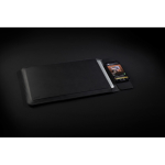 Eco‑laptophoes met ritssluiting en magnetisch opladen 15,6” Swiss Peak kleur zwart sfeer weergave