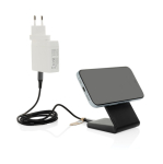 Eco magnetische draadloze oplader met antislipbasis 15 W kleur zwart vijfde weergave