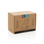 Eco magnetische draadloze oplader met antislipbasis 15 W kleur zwart tweede weergave met doos