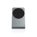 Premium draadloze magnetische oplader van gerecycled aluminium 15 W kleur grijs tweede weergave