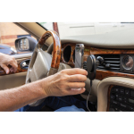 Magnetische autohouder voor mobiel met draadloos opladen 15 W kleur zwart