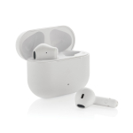 Gerecycleerde draadloze oortjes met microfoon, snel opladen BT 6.0 kleur wit