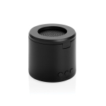 ABS-speaker van gerecycled materiaal met telefoonhouder en subwoofer kleur zwart tweede weergave