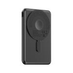 Eco 5‑in‑1 powerbank met oplaadkabels en staander 5.000 mAh kleur zwart