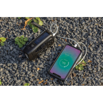 Multifunctionele noodradio van gerecycled ABS, handmatig opwindbaar kleur zwart sfeer weergave 3