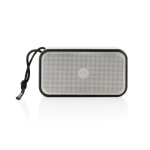 Speaker van gerecycled aluminium met krachtige bas 10 W Swiss Peak kleur grijs tweede weergave