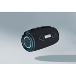 Speaker van gerecycled kunststof met IPX4 waterbestendigheid 16 W kleur zwart sfeer weergave