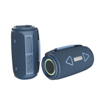 Speaker van gerecycled kunststof met IPX4 waterbestendigheid 16 W kleur blauw
