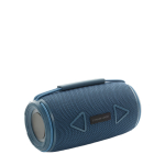 Speaker van gerecycled kunststof met IPX4 waterbestendigheid 16 W kleur blauw met afdrukgebied
