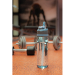 Lichte RPET-fles met dubbele lekvrije dop 800 ml kleur blauw sfeer weergave