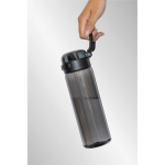 Sportfles van RPET met lekvrij deksel en rietje 800 ml kleur zwart sfeer weergave 2