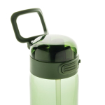 Sportfles van RPET met lekvrij deksel en rietje 800 ml kleur groen zevende weergave
