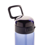 Sportfles van RPET met lekvrij deksel en rietje 800 ml kleur marineblauw zevende weergave