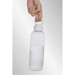 RPET-fles met grip en origineel ribbel design 750 ml kleur wit sfeer weergave 2