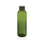 RPET-fles met grip en origineel ribbel design 750 ml kleur groen