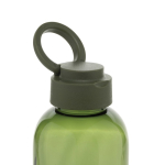 RPET-fles met grip en origineel ribbel design 750 ml kleur groen vierde weergave