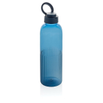 RPET-fles met grip en origineel ribbel design 750 ml kleur marineblauw tweede weergave
