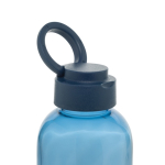RPET-fles met grip en origineel ribbel design 750 ml kleur marineblauw vierde weergave
