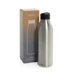 Eco‑fles met 360° drinkervaring 600 ml kleur zilver weergave met doos