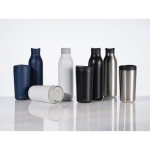 Eco‑fles met 360° drinkervaring 600 ml kleur marineblauw