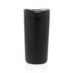Eco take-away mok gerecycled materiaal en klikdeksel 400 ml Avira Alix kleur zwart derde weergave