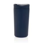 Eco take-away mok gerecycled materiaal en klikdeksel 400 ml Avira Alix kleur marineblauw derde weergave