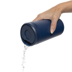 Eco take-away mok gerecycled materiaal en klikdeksel 400 ml Avira Alix kleur marineblauw zesde weergave