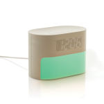 Eco‑wekker met geleidelijke verlichting en rustgevende natuurgeluiden kleur beige derde weergave