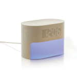 Eco‑wekker met geleidelijke verlichting en rustgevende natuurgeluiden kleur beige vierde weergave