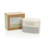 Eco‑wekker met geleidelijke verlichting en rustgevende natuurgeluiden kleur beige weergave met doos