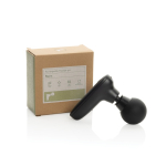 Draagbaar massagepistool van eco‑plastic tegen stress kleur zwart weergave met doos