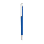 Pen van gerecycled plastic met Dokumental® navulling, blauwe inkt kleur blauw