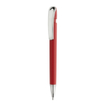 Pen van gerecycled plastic met Dokumental® navulling, blauwe inkt kleur rood