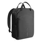 Uitbreidbare rugzak van gerecycled materiaal met Duo‑rits 16” kleur zwart tiende weergave