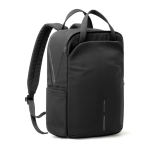 Uitbreidbare rugzak van gerecycled materiaal met Duo‑rits 16” kleur zwart weergave 12