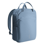 Uitbreidbare rugzak van gerecycled materiaal met Duo‑rits 16” kleur blauw tiende weergave