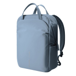Uitbreidbare rugzak van gerecycled materiaal met Duo‑rits 16” kleur blauw derde weergave