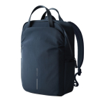 Uitbreidbare rugzak van gerecycled materiaal met Duo‑rits 16” kleur marineblauw derde weergave