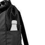 Waterdichte urban anti‑diefstal rugzak met fietsbevestiging 16” kleur zwart weergave 14