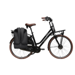 Waterdichte urban anti‑diefstal rugzak met fietsbevestiging 16” kleur zwart weergave 15