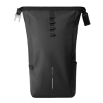 Waterdichte urban anti‑diefstal rugzak met fietsbevestiging 16” kleur zwart derde weergave