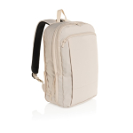 Ultradunne RPET‑rugzak met uitschuifbaar ontwerp 15,6” kleur beige
