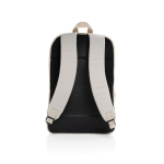 Ultradunne RPET‑rugzak met uitschuifbaar ontwerp 15,6” kleur beige vijfde weergave